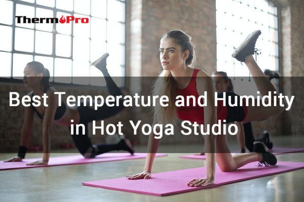 temperature and humidity in hot yoga studio