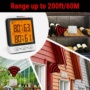 ThermoPro TP62 Digital Wireless hygrometer