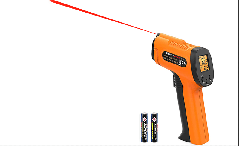 Infrared thermometer work