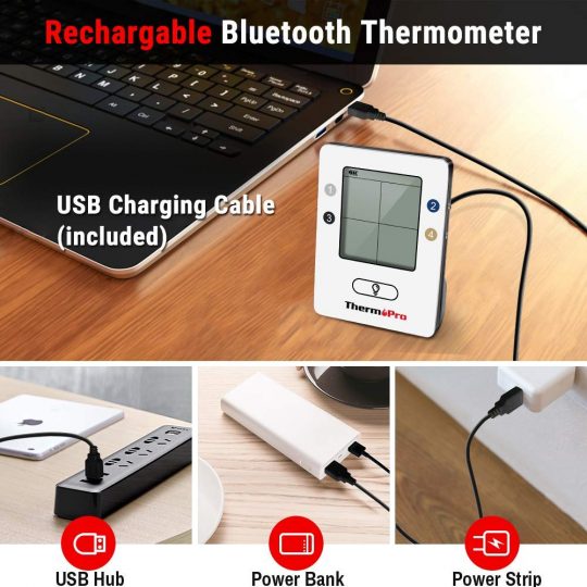 ThermoPro TP25 Rechargable Bluetooth Thermometer