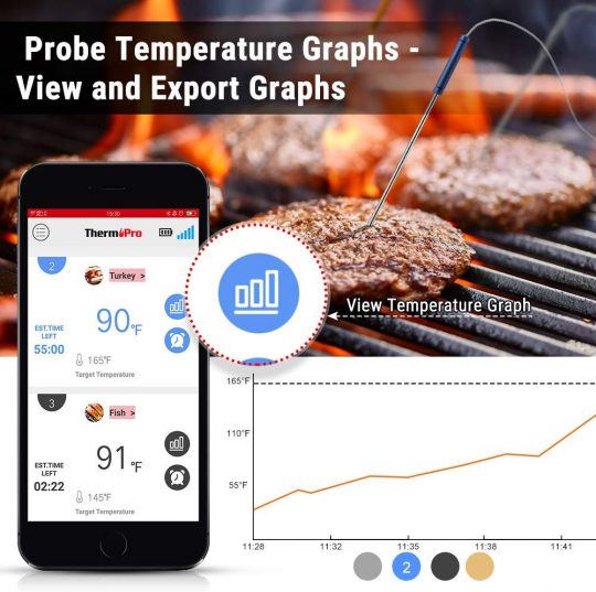 Thermometer Pro Temperature Graphs Function