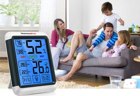 Indoor Outdoor Thermometer for Feel Like Temps