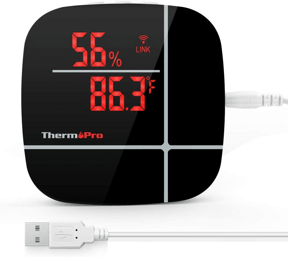 ThermoPro TP90 Smart Wireless Indoor Hygrometer WiFi Thermometer Compatible with Alexa