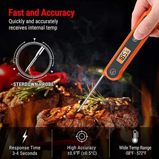 ThermoPro Digital Instant Read Meat Thermometer TP03H Gallery 1