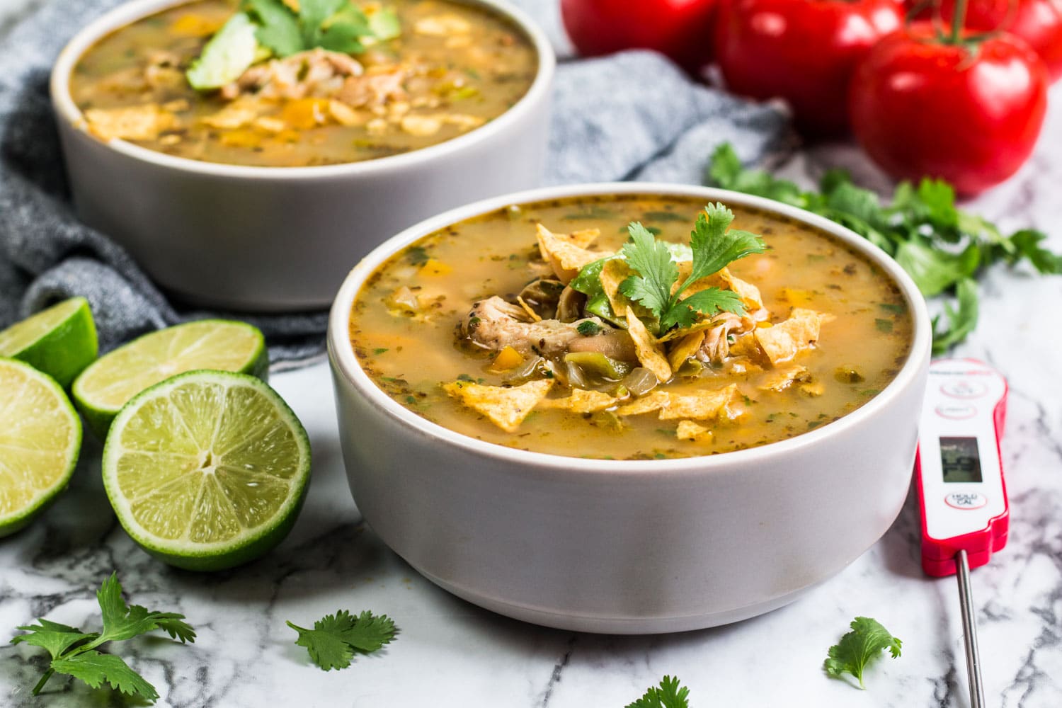 Super Simple White Chicken Chili Soup | Meat Thermometer | Hygrometer ...