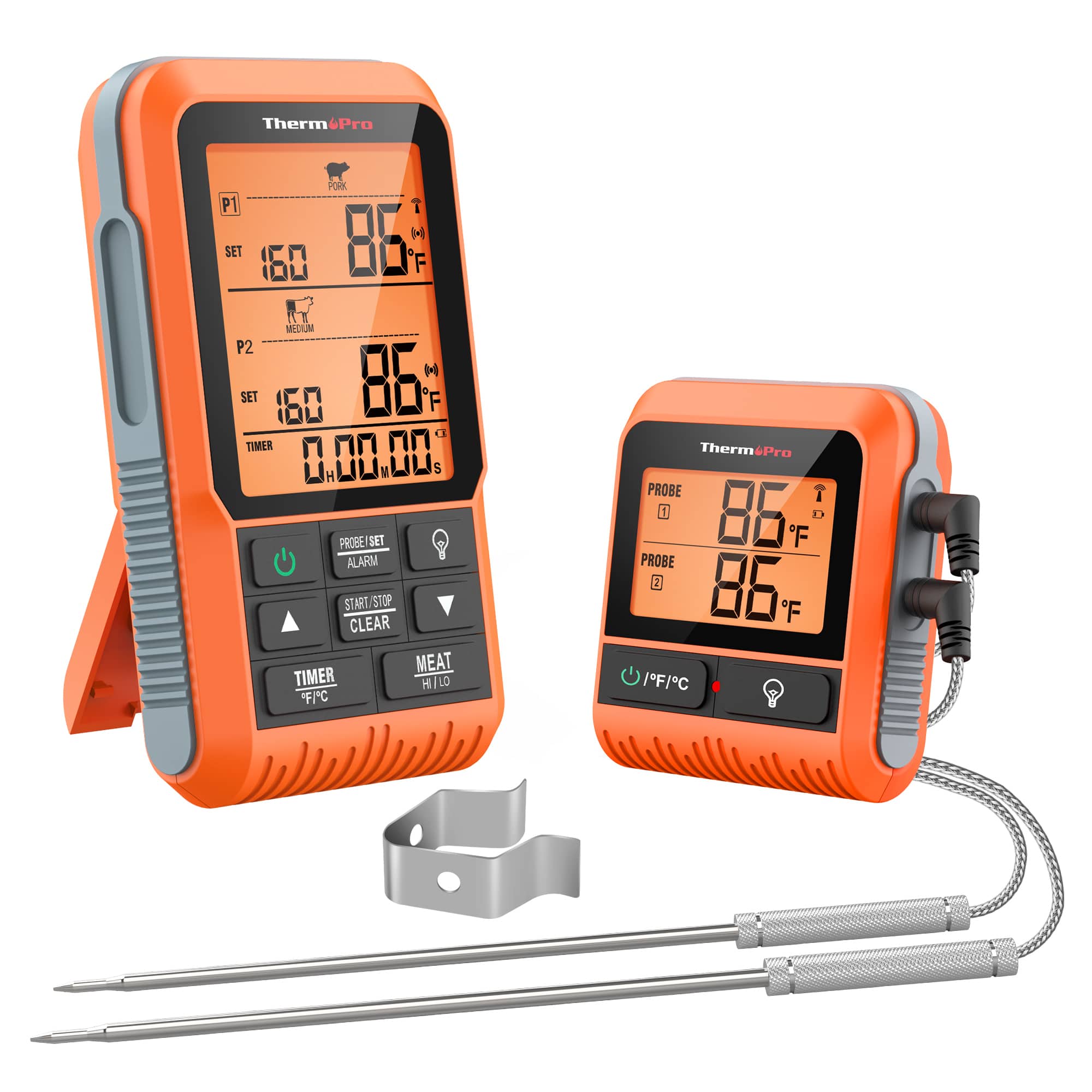 ThermoPro TP25 Thermometer: tangled up in meat