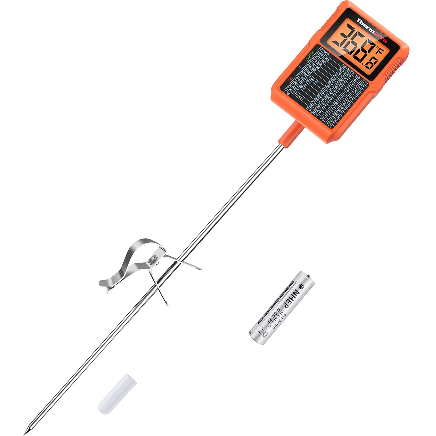 ThermoPro TP16S Digital Meat Thermometer Accurate Candy Thermometer Smoker 