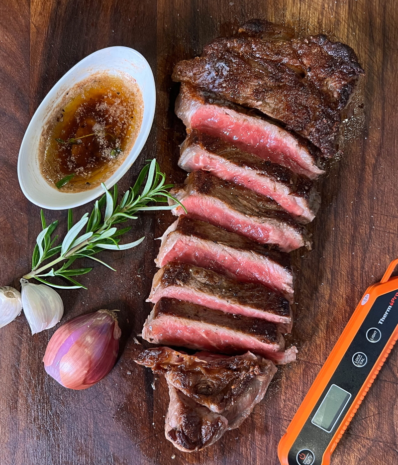 thermopro perfect steakhouse steak recipe brand ambassador