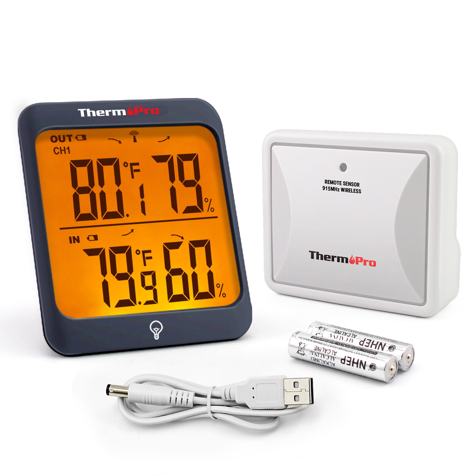 ThermoPro TP62 Indoor Outdoor Wireless Temperature and Humidity Monitor  Setup Video 