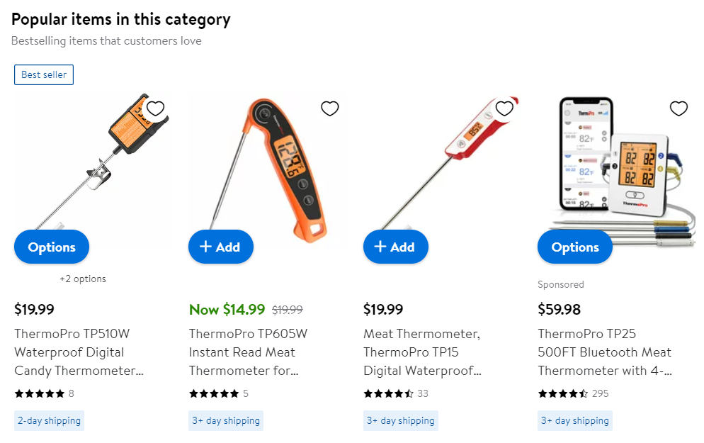ThermoPro Thermometers walmart