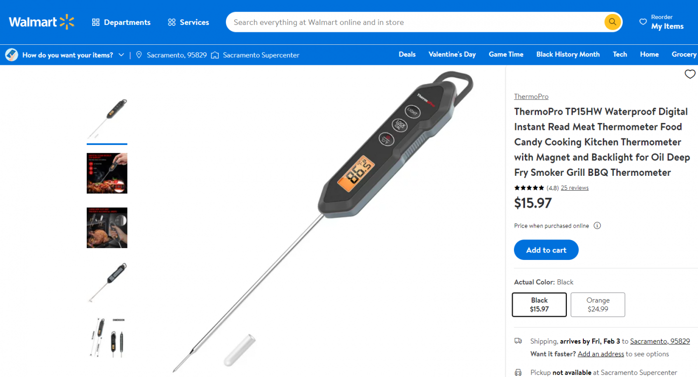 ThermoPro thermometers Walmart