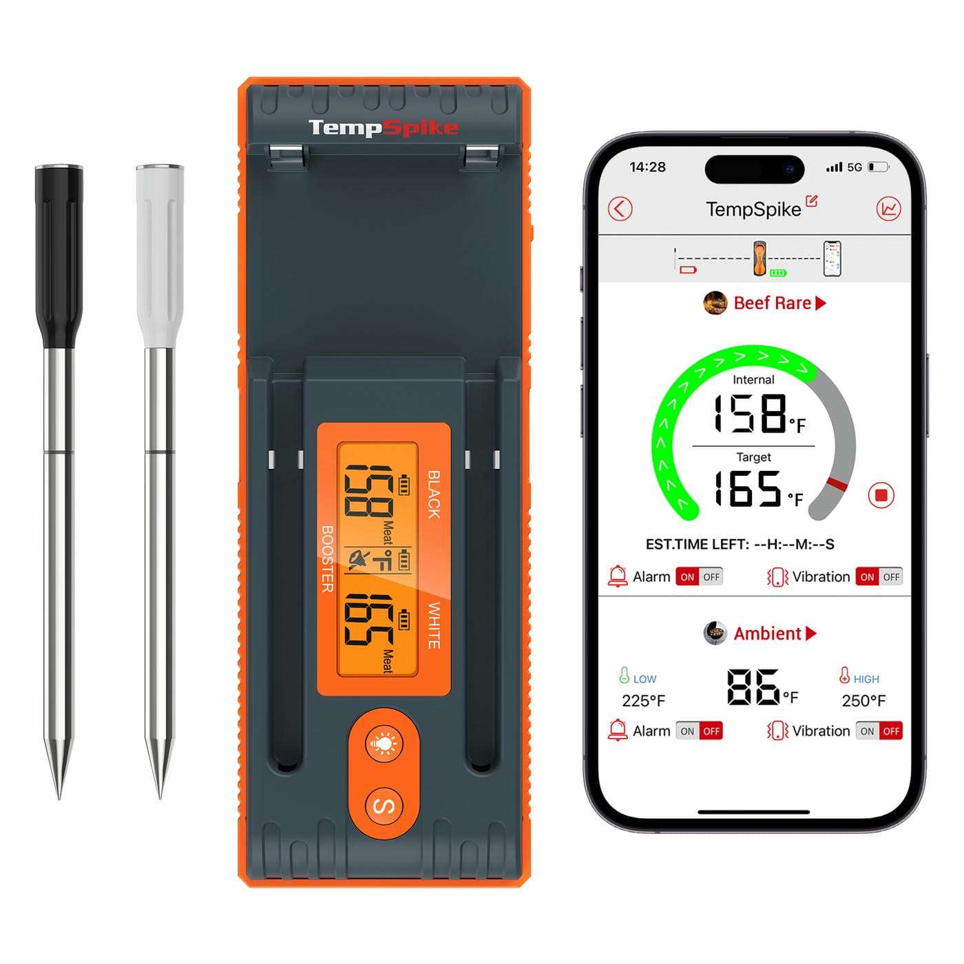 ThermoPro TP960 TempSpike Truly Wireless Bluetooth Meat