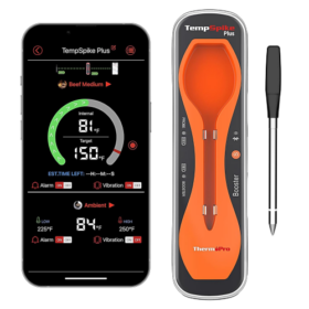 ThermoPro TempSpike Plus 600-ft Truly Wireless Meat Thermometer​