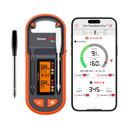 tp972 wireless meat thermometer with twin probes